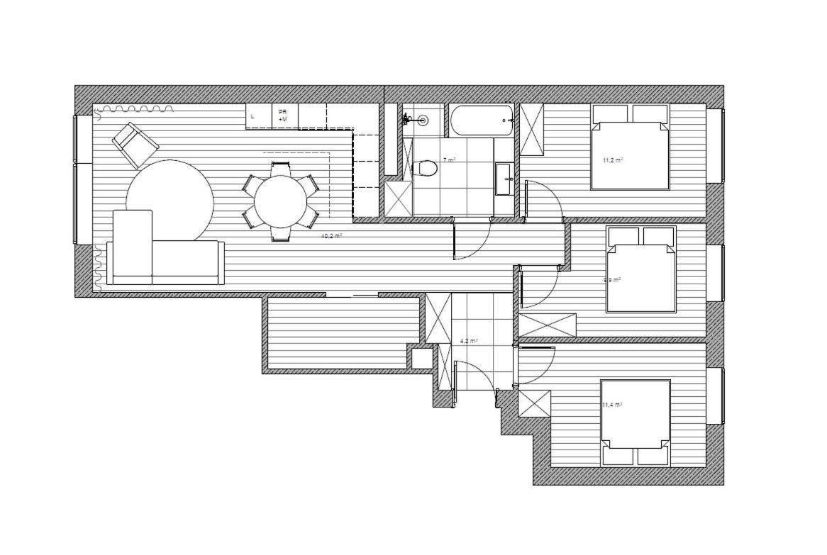 Przestronny Apartament Premium Letnica Gdańsk Eksteriør billede